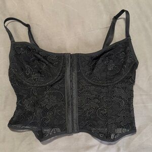 Forever 21 Black Lace Bustier